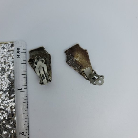 Sterling & Sugilite Earrings by Ray Tracey - Picture 3 of 4